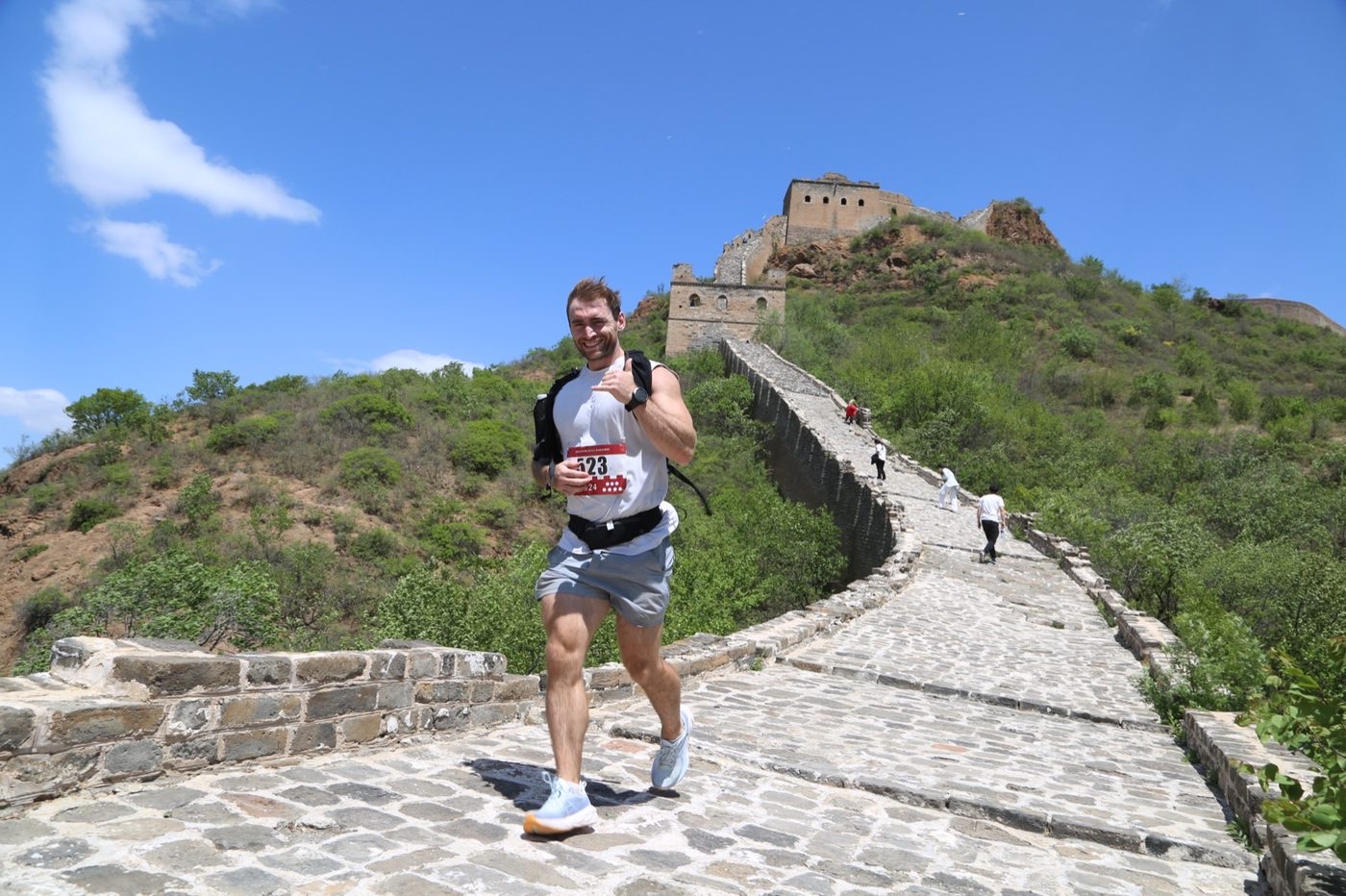 Rob on the Great Wall Marathon